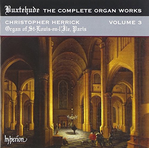 "CD cover featuring a painting of a church interior with arches and columns."