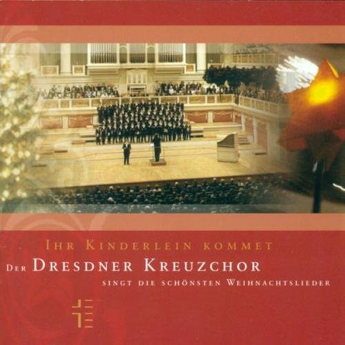 CD cover featuring Dresden Kreuzchor choirboys in black suits on a yellow background.