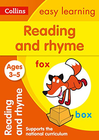 Reading and Rhyme Ages 3-5: New Edition (Collins Easy Learning Preschool)