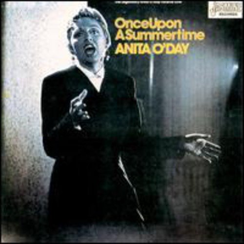 Anita O'Day CD cover featuring a black and white photo of her singing.