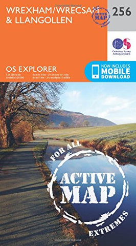 OS Explorer Map Active (256) Wrexham