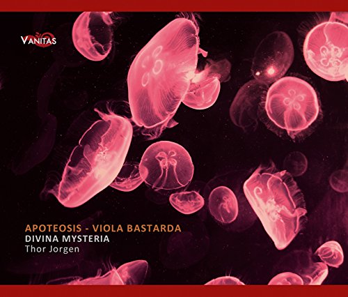 Album cover with pink jellyfish on black background, bordered by red.