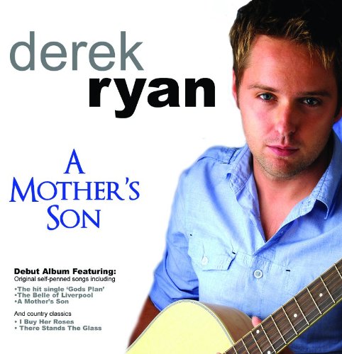 Man holding guitar on album cover with title "A Mother's Son" and artist name.