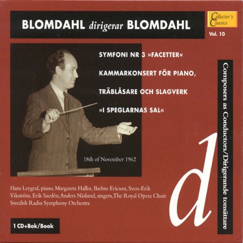 Red CD cover with black banner, white text, and a conductor image.