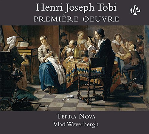 "CD cover featuring a 17th-century style painting with dark blue borders and Amazon logo."