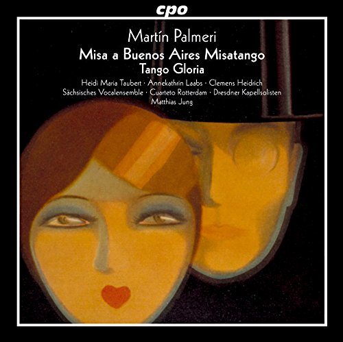 CD cover with abstract faces of a man and woman against a black background.