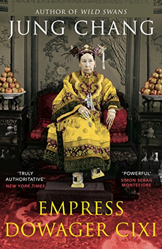 Book cover featuring a woman in traditional Chinese attire seated on a red throne.