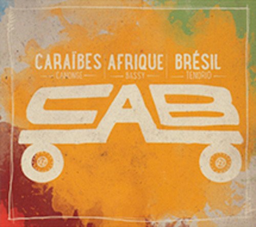 "Orange album cover with white 'CAB' truck logo and multilingual title text."