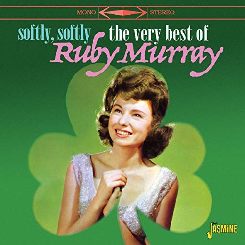 CD cover featuring Ruby Murray with a green shamrock background and text.