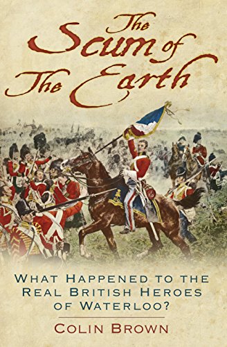 Book cover with a historical battle scene and title "The Scum of the Earth".