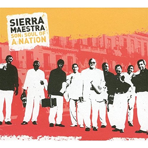 "CD cover featuring a band of men in white and black attire."