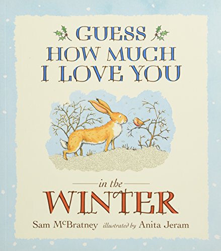 "Children's book cover featuring a rabbit and bird in a snowy landscape."