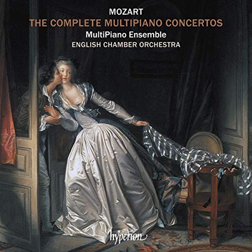 A CD cover featuring a 18th-century woman in a silver dress sitting on a chair.