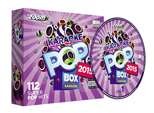 Various - Zoom Karaoke Pop Box 2015: A Year In Karaoke - Party Pack - 6 CD+G Box Set - 112 Songs [CD]