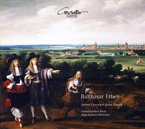 "CD cover featuring a 17th-century painting of three men in a landscape."