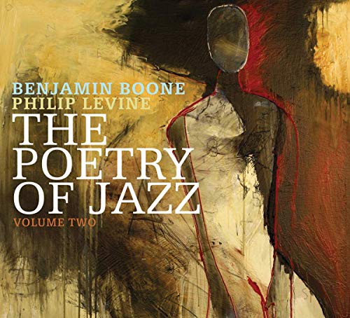 "Album cover with abstract figure and text 'The Poetry of Jazz, Volume Two'."