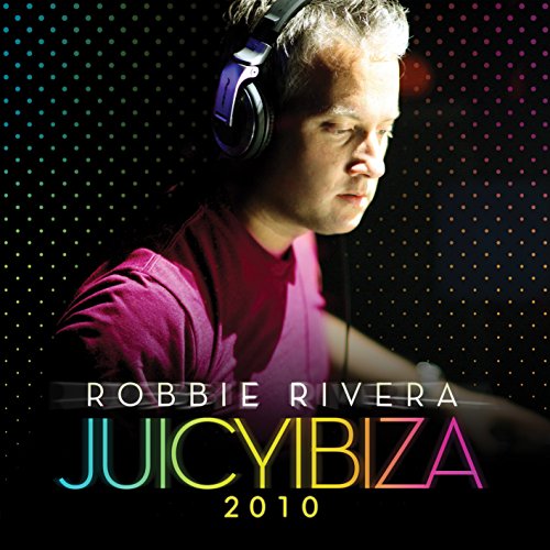 Album cover featuring a man wearing headphones, with multicolored text on a dark background.