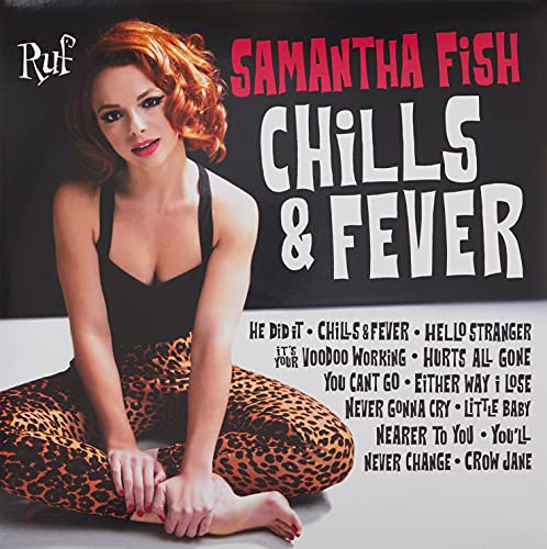 Samantha Fish “Chills & Fever” vinyl album cover with a portrait of the artist.