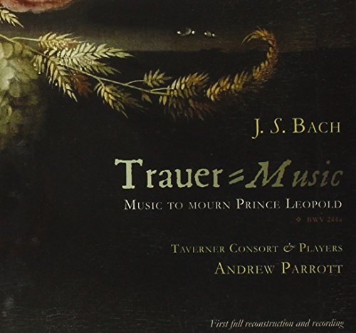 Dark brown CD cover with gold text and floral design at the top.