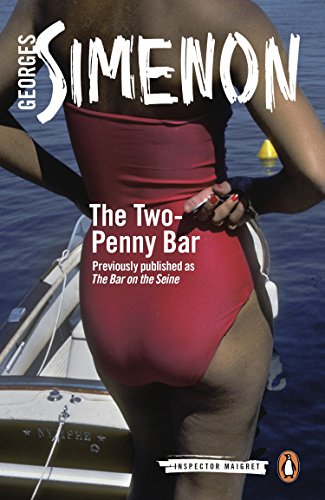 "Book cover featuring a woman in a red swimsuit standing on a boat."