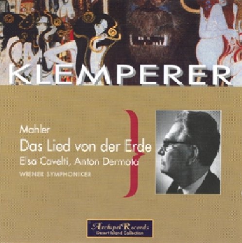 A CD cover with a man's portrait and abstract art on a beige background.