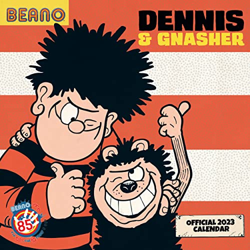 Beano 2023 Calendar, Month To View Square Wall Calendar , Official Product (Beano Classic Square Calendar)