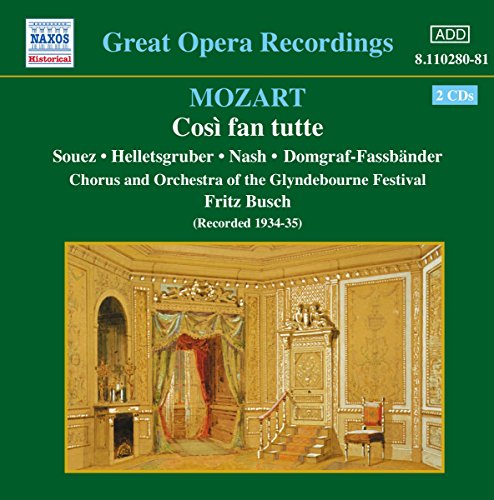 Green CD cover with ornate room illustration and Mozart opera details.