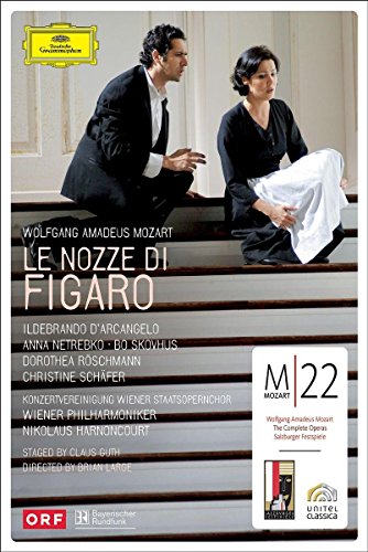 DVD cover for "Hochzeit Des Figaro" featuring a man and woman on a staircase.