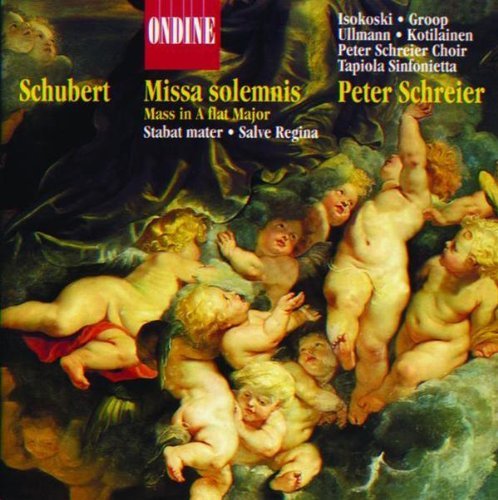 CD cover featuring cherubs in a Renaissance-style painting with yellow and white text overlay.