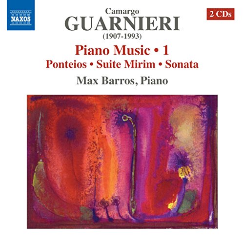 "CD cover with abstract red and purple artwork, white background, and text describing the album."