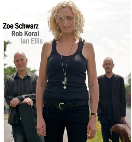 "CD cover featuring a woman and two men standing outdoors."