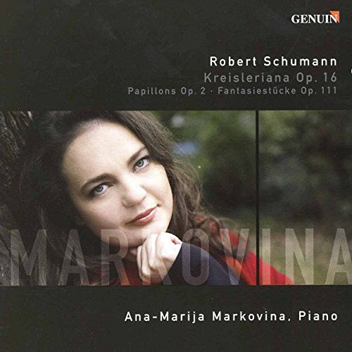 CD cover with a woman's portrait and text on a black background.