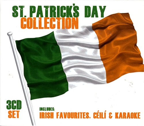 Irish flag on a pole, green, white, and orange, with text on a white background.