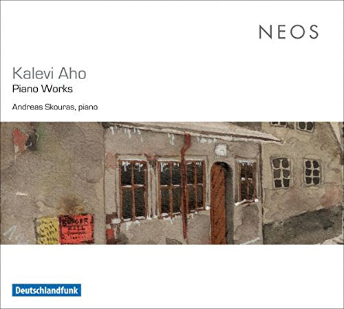 A CD cover featuring a watercolor painting of a building.