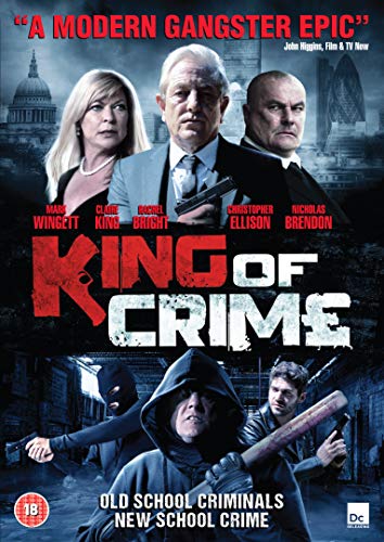 DVD cover for "King of Crime" with actors and title in bold font.