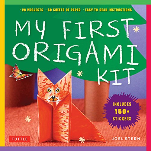 My First Origami Kit: 20 Kid-Tested Sticker Fun Projects: [Origami Kit with Book, 60 Papers, 150 Stickers, 20 Projects]