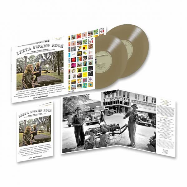 Soul Jazz Records Presents - Delta Swamp Rock - Sounds From The South: At The Crossroads Of Rock. Country And Soul (2023 Gold Vinyl Edition) [VINYL]