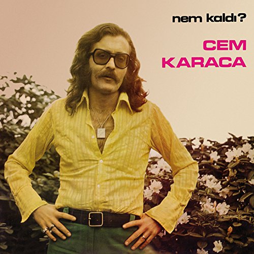 "Album cover featuring a man in a yellow shirt standing in front of flowers."