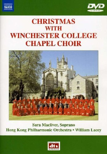 DVD cover featuring a choir in red robes outside a stone chapel.