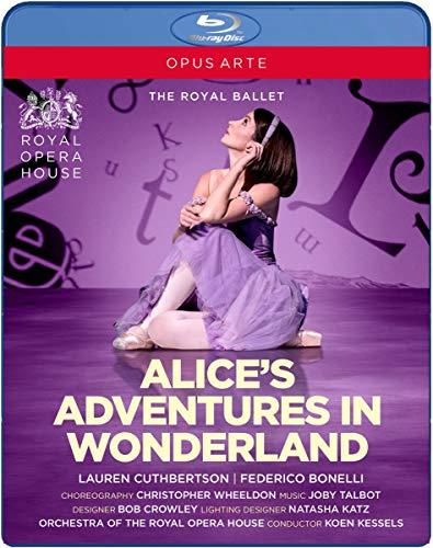 Ballet Blu-ray cover featuring a ballerina in a lilac tutu, kneeling on a purple floor.