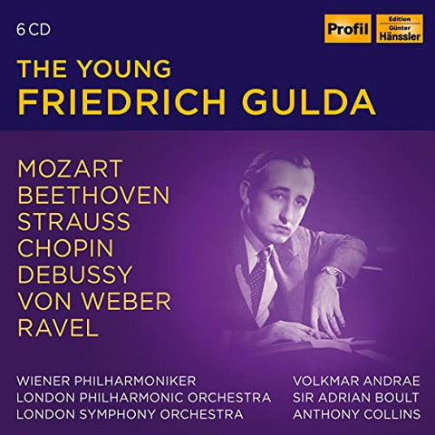 Gulda/lso/vpo/lpo - The Young Friedrich Gulda: Mozart, Beethoven, Strauss, Chopin, Debussy, Von Weber & Ravel [CD]