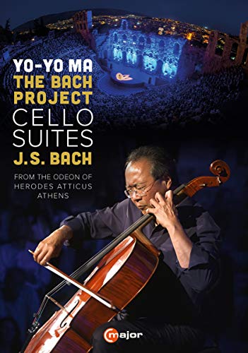 DVD cover featuring Yo-Yo Ma playing cello with concert venue in the background.