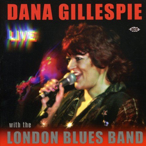 "Album cover featuring Dana Gillespie singing into a microphone with a guitarist behind her."