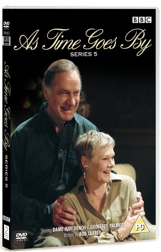 "As Time Goes By Series 5 DVD cover with older man and woman embracing."