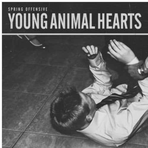 Black and white CD cover art featuring a man lying on the ground.