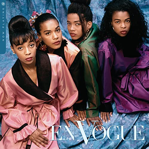 En Vogue album cover featuring four Black women with curly hair.