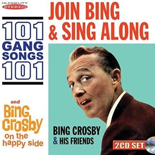 Bing Crosby album cover featuring a portrait of the artist against a teal background.