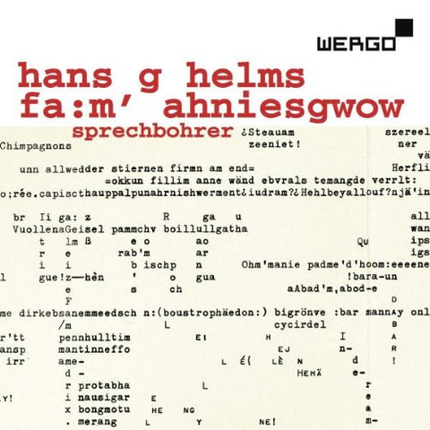 Sprechbohrer - Helmsfam Ahniesgwow [CD]