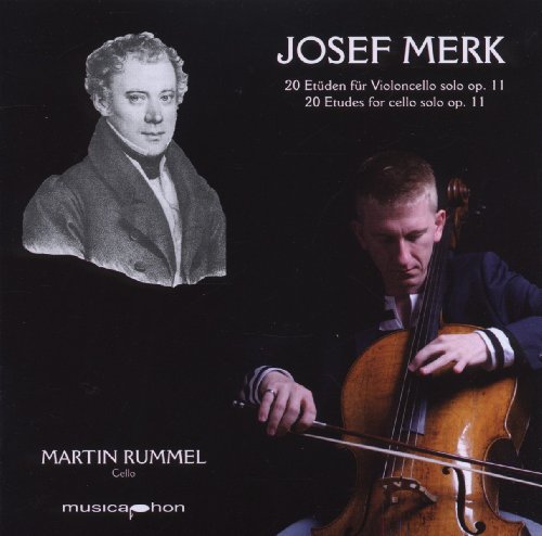 CD cover featuring a man playing cello and a historical portrait.
