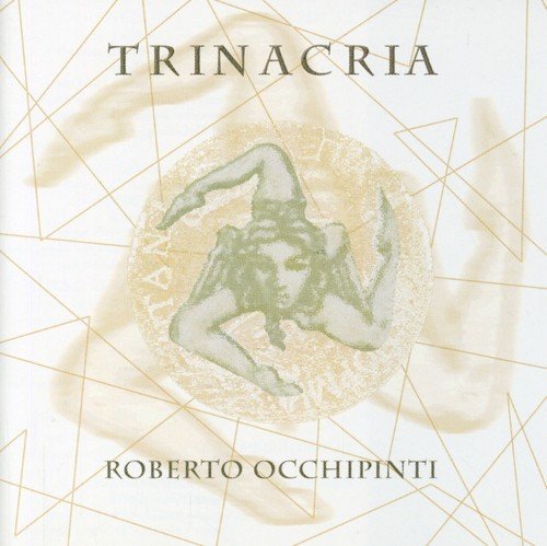 Album cover with a nude figure in a circle, on a geometric patterned background.